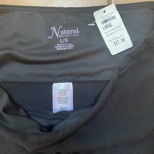 Natural Reflections Knit Leggings for Ladies - TAGS ON - Anthracite (Black)